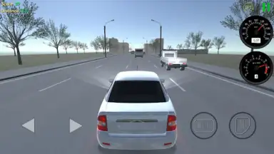 Capture d'écran de Русские тачки: шашки по городу 8