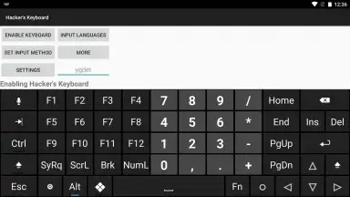 Capture d'écran de Hacker's Keyboard 2