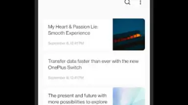 Capture d'écran de OnePlus Notes 3