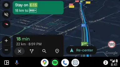 Capture d'écran de Android Auto 2