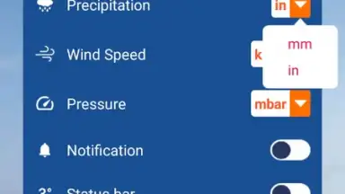 Capture d'écran de Weather Forecast 5