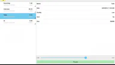 Capture d'écran de Audio Memos 11