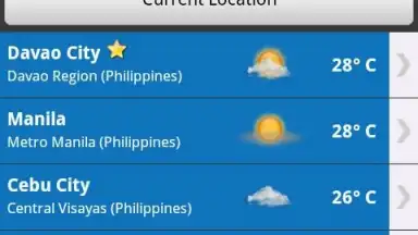 Capture d'écran de PH Weather 6