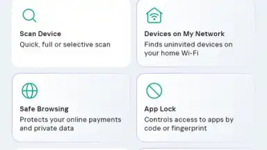 Capture d'écran de Kaspersky Antivirus & VPN 8