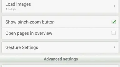 Capture d'écran de Dolphin Browser Mini 1