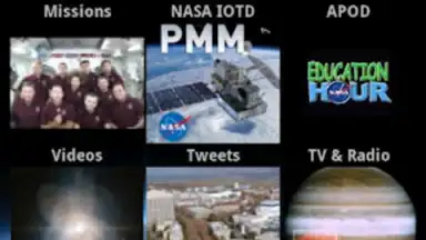 Capture d'écran de NASA App 1