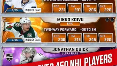 Capture d'écran de NHL SuperCard 4