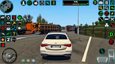 Capture d'écran de Real School Car Games 3D Sim 4