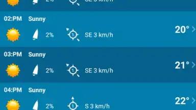 Capture d'écran de Weather XL PRO 9