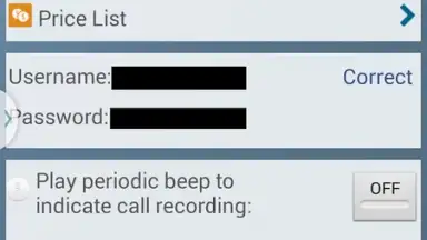 Capture d'écran de Call Recorder - IntCall 2
