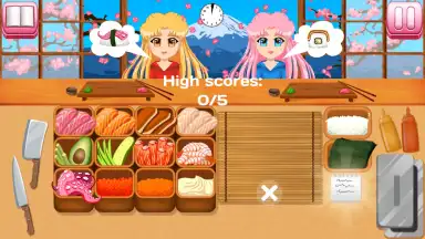 Capture d'écran de Sushi Making Game 3