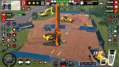 Capture d'écran de JCB Game Snow Excavator Games 1