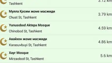 Capture d'écran de Муслим таквим 3