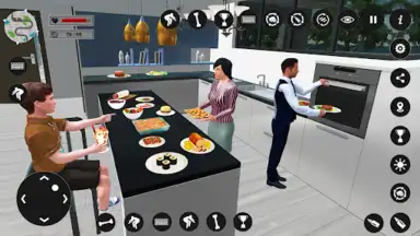 Capture d'écran de Virtual Rent Home Happy Family 2