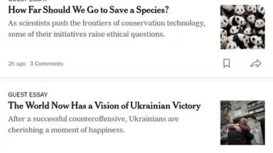 Capture d'écran de The New York Times 6