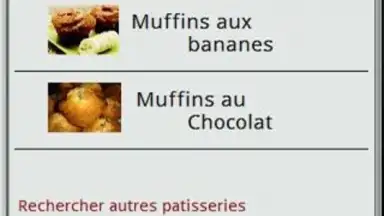 Capture d'écran de Recettes patisseries 3