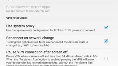 Capture d'écran de OpenVPN 13
