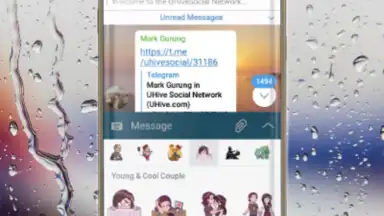 Capture d'écran de Via Messenger - Unofficial Telegram App 11
