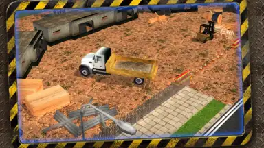 Capture d'écran de Construction Trucker 3D Sim 1