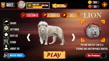 Capture d'écran de Lion Simulator Animal Games 3d 4