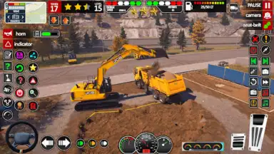 Capture d'écran de JCB Game Snow Excavator Games 6