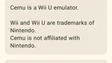 Capture d'écran de Cemu 4