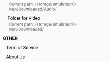 Capture d'écran de Muvi Downloader 3