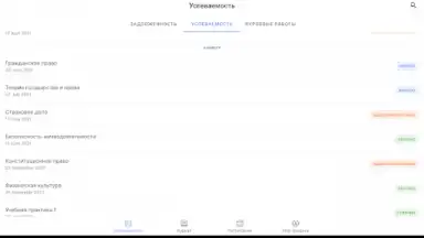 Capture d'écran de Портал МФЮА 17