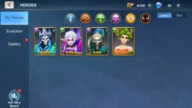 Capture d'écran de Idle War: Legendary Heroes 4