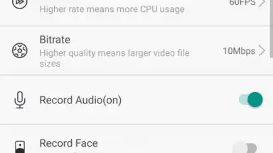 Capture d'écran de Game Screen Recorder 2