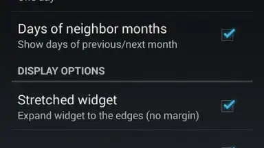 Capture d'écran de Month Calendar Widget 4