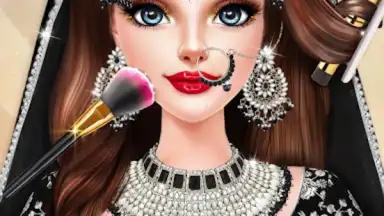 Capture d'écran de Indian Wedding Dress up games 17