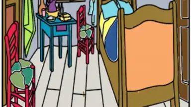 Capture d'écran de Vincent van Gogh Coloring Book 16