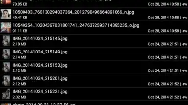 Capture d'écran de File Manager 7
