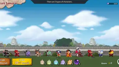 Capture d'écran de Tiny Samurai Showdown 11