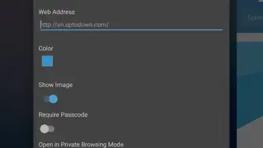 Capture d'écran de Surfy Browser 3