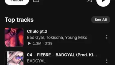 Capture d'écran de SoundCloud 19