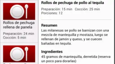 Capture d'écran de Receta De Pollo 1