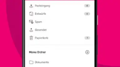 Capture d'écran de Telekom Mail 4