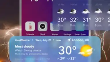 Capture d'écran de Live Weather Widget & Radar 3