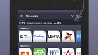 Capture d'écran de Russian Newspapers 6