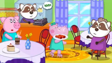 Capture d'écran de Kids Cafe with Hippo 3