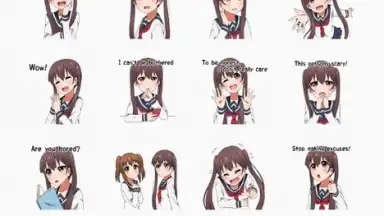 Capture d'écran de Otaku Nadu Sticker Pack 4
