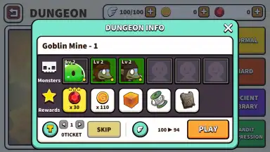 Capture d'écran de FANTASYxDUNGEONS 8