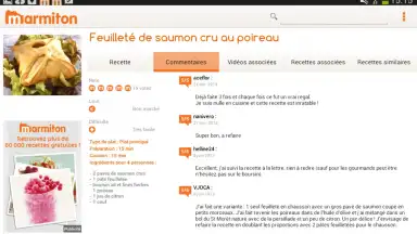 Capture d'écran de Marmiton 5