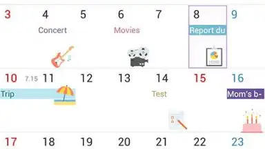 Capture d'écran de Naver Calendar 1
