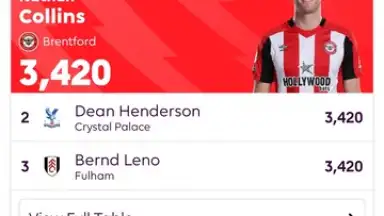 Capture d'écran de Premier League - Official App 12
