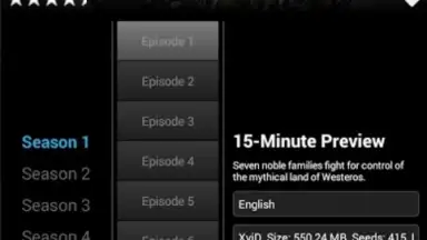 Capture d'écran de Popcorn Time 5
