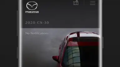 Capture d'écran de MyMazda 4
