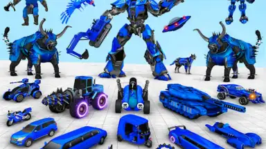Capture d'écran de Bull Robot Car Game: Robot Game 7